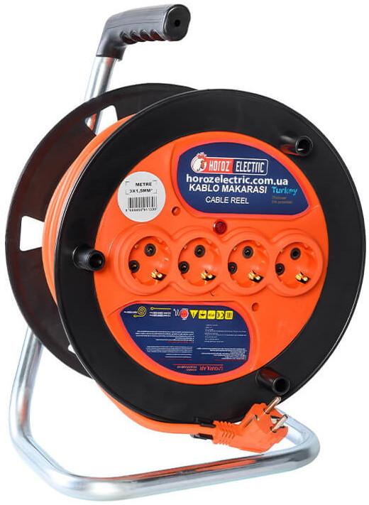 Подовжувач на котушці Horoz Electric 800-420-012