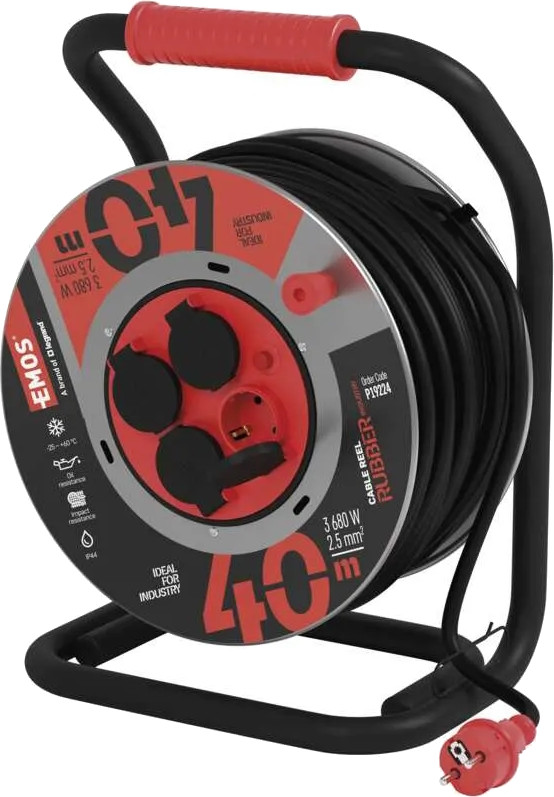 Подовжувач на котушці EMOS P19224