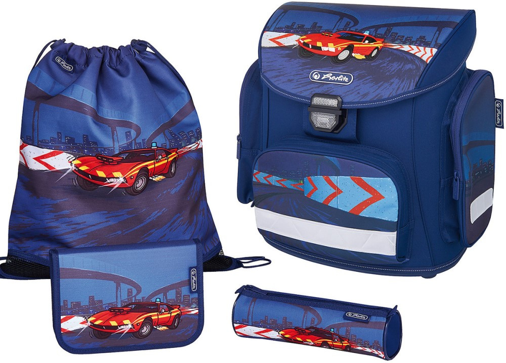 Ранец Herlitz Midi Plus Fire Engine