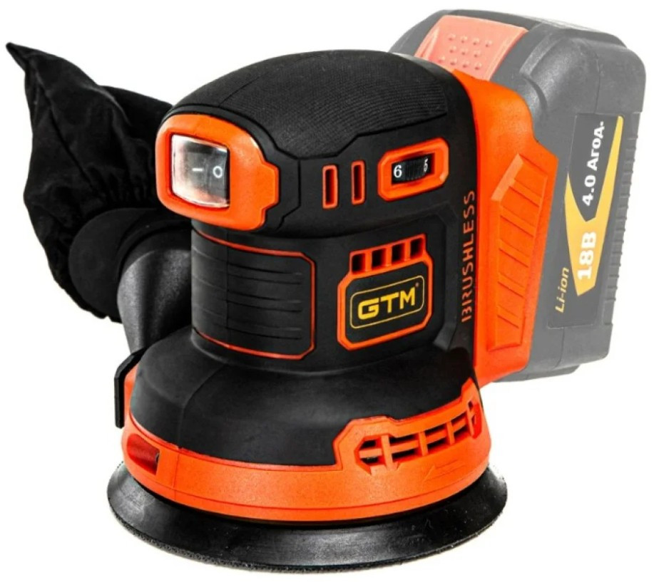 Ексцентрикова шліфмашина GTM OSC18/125BL BARE TOOL (3436)