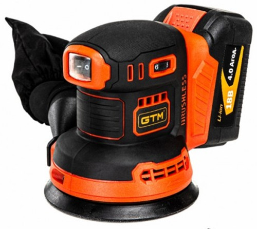 Ексцентрикова шліфмашина GTM OSC18/125BL (3676)