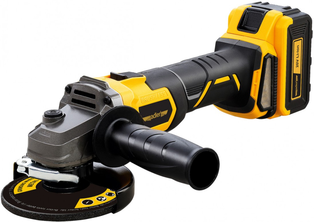 Болгарка Adler AKU-125S/20V-4Ah (3410.8)