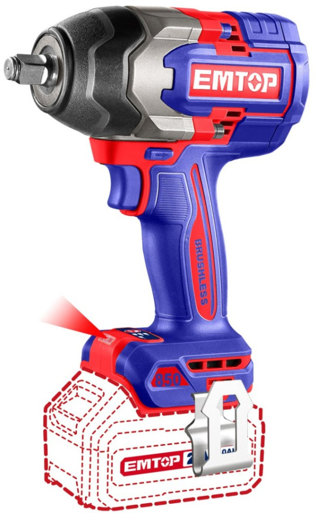 Гайковерт EMTOP ECIWL20851