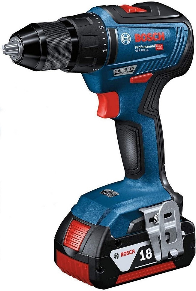 Дрель-шуруповерт Bosch GSR 18V-55 Professional 06019H5200