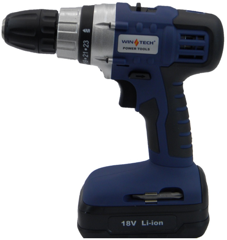 Дрель-шуруповерт WinTech WLCD-18/2