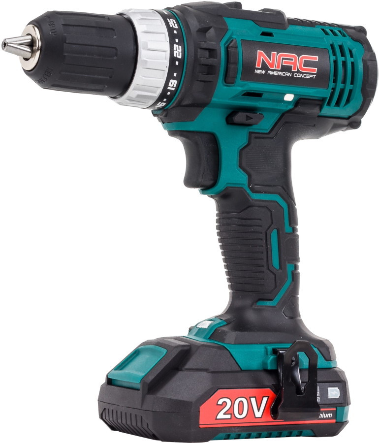 Дрель-шуруповерт NAC CDB1-LI-20V