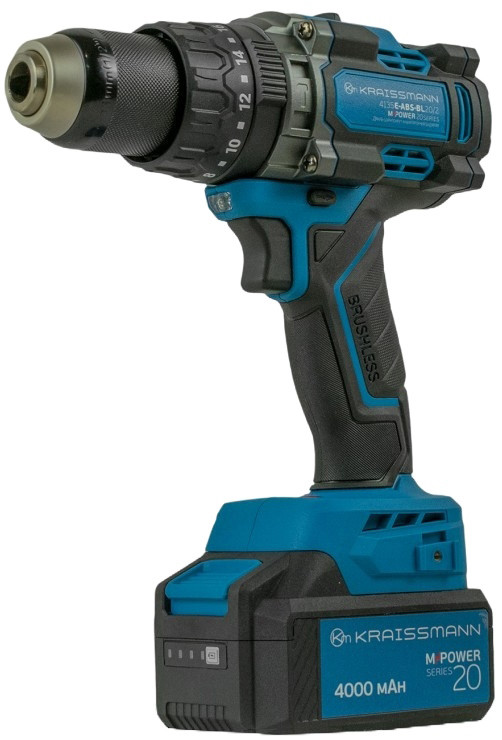 Дриль-шурупокрут Kraissmann 4135 E-ABS-BL 20/2