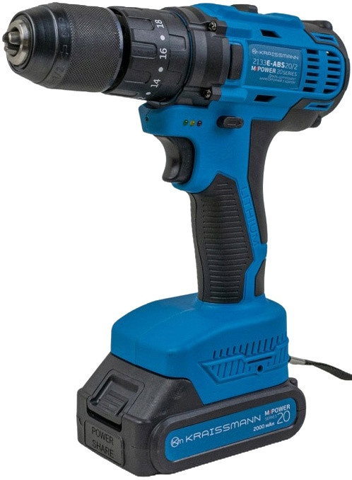 Дрель-шуруповерт Kraissmann 2133 E-ABS 20/2