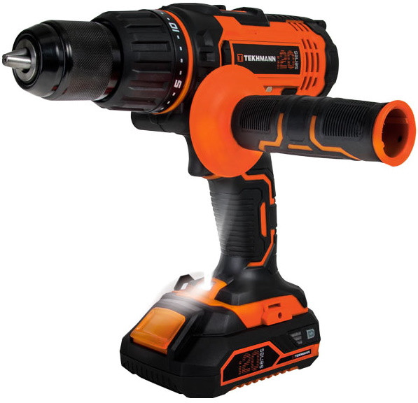 Дрель-шуруповерт Tekhmann TCD-60/i20 Kit (848394)