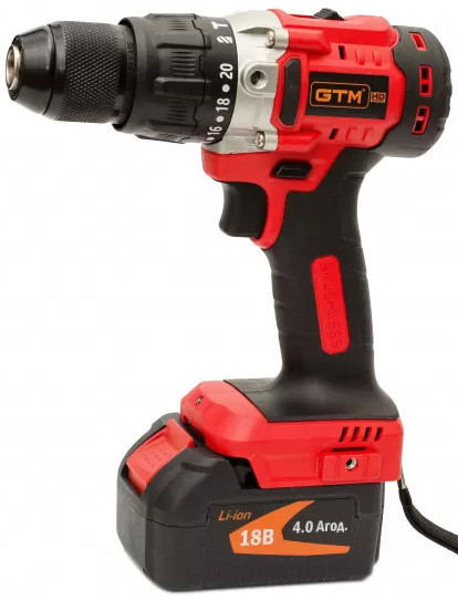 Дрель-шуруповерт GTM DSI18/80BL