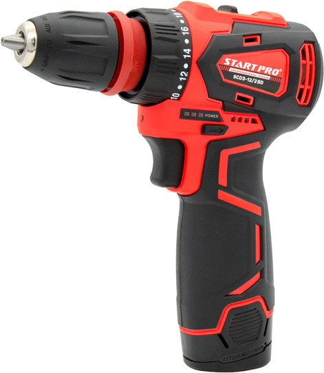 Дрель-шуруповерт Start Pro SCD3-12/2BD