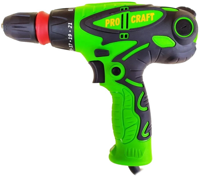 Дрель-шуруповерт Procraft PB1350/2DFR