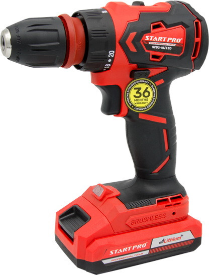 Дрель-шуруповерт Start Pro SCD2-18/2BD