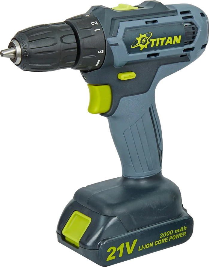 Дрель-шуруповерт TITAN BDS 21-CORE Set