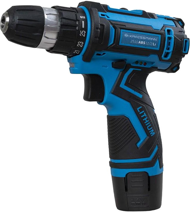 Дрель-шуруповерт Kraissmann 2510 ABS 12/2 Li