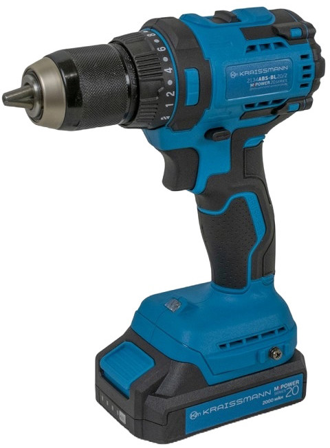 Дрель-шуруповерт Kraissmann 2134 ABS-BL 20/2