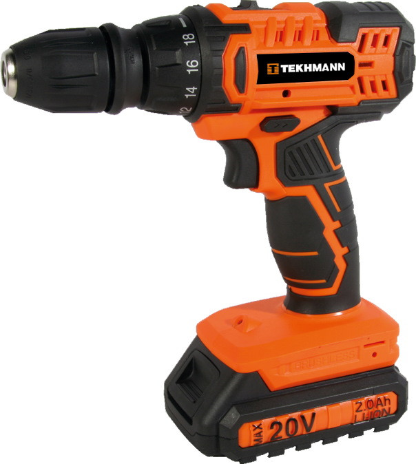 Дрель-шуруповерт Tekhmann TCD-18/2 BS Kit (850980)