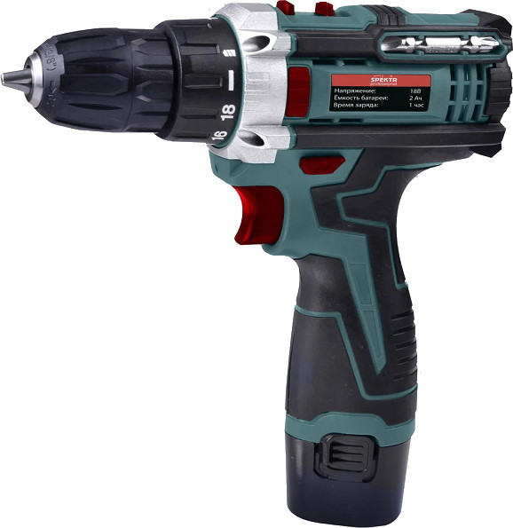 Дриль-шурупокрут Spektr SCD-18-38
