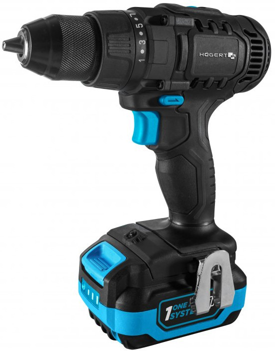 Дриль-шурупокрут Hogert HT2E244-B12DD