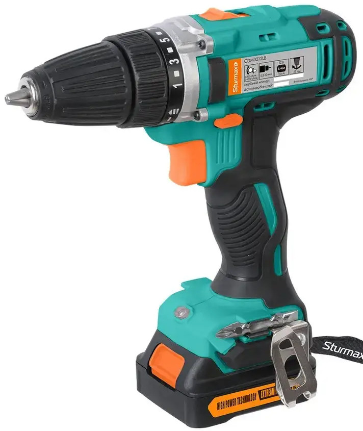 Дрель-шуруповерт Sturmax CDM3212LB