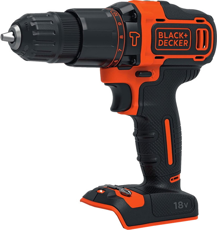 Дриль-шурупокрут Black&Decker BDCHD18N