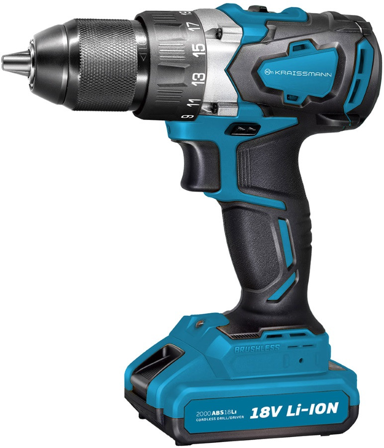 Дрель-шуруповерт Kraissmann 2000 ABS 18/2 Li
