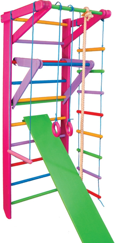 Шведская стенка SportBaby Barbie 3-240