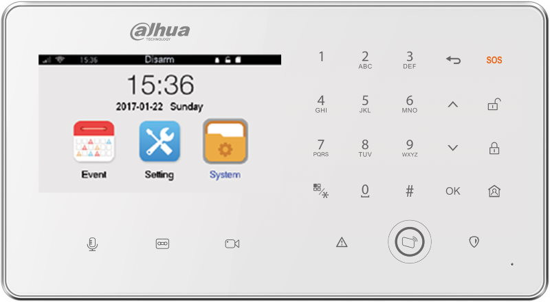 Хаб (централь сигнализации) Dahua ARC5402A-GW