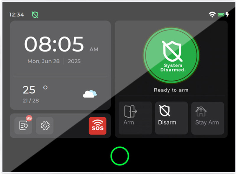Комплект сигнализации TriniX TRX-4G-Kit(LCD)(WiFi)