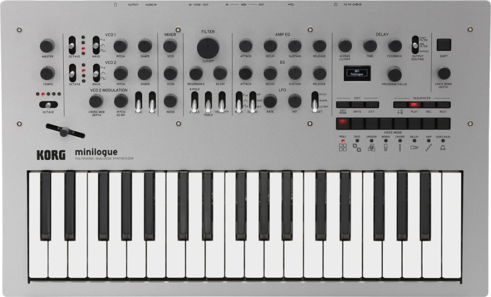 Аналоговый синтезатор Korg minilogue