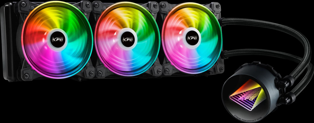 Водяное охлаждение A-Data XPG LEVANTE X 360 Black (LEVANTEX360-BKCWW)