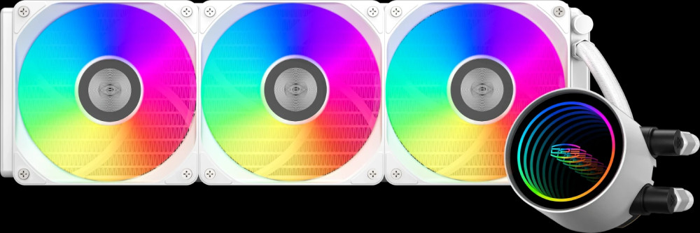 Водяне охолодження PCCooler DA360 ARGB White