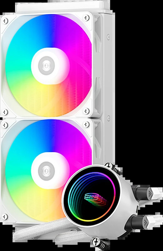 Водяне охолодження PCCooler DA240 ARGB White