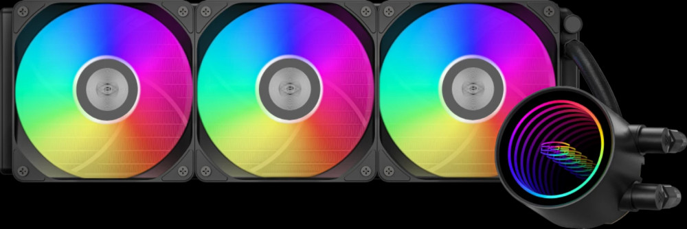 Водяне охолодження PCCooler DA360 ARGB Black