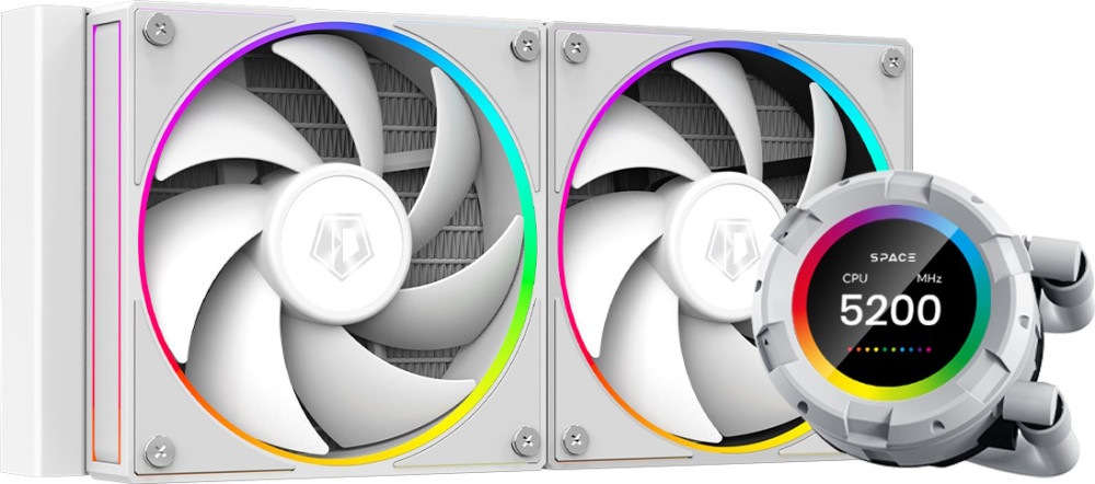 Водяное охлаждение ID-COOLING SL240 White