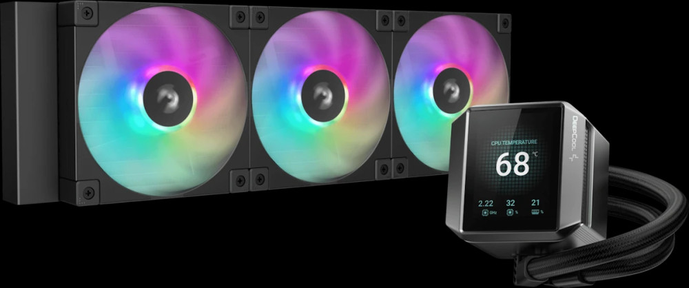 Водяное охлаждение Deepcool Mystique 360 ARGB Black (R-LX750-BKADSNC-G-1)