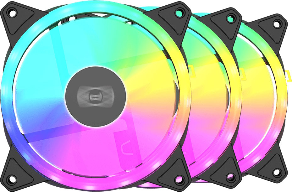 Вентилятор PCCooler F3 T120 ARGB 3 in 1 Black (F3-C120BKAM3-GL)