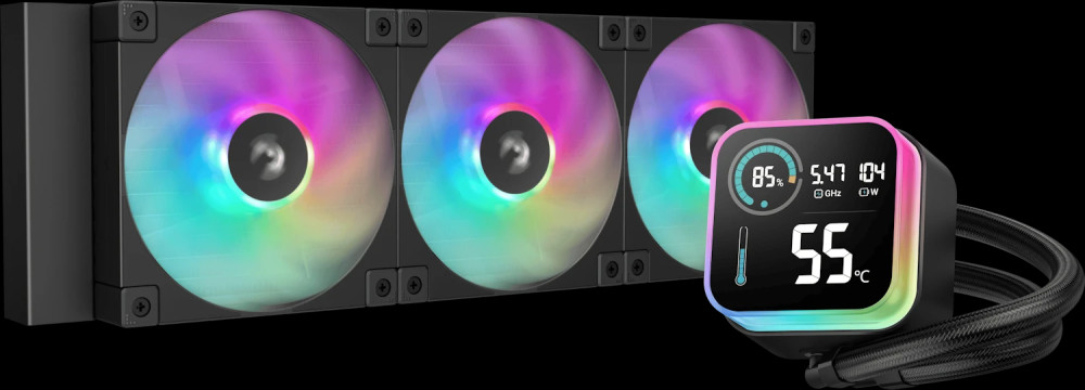 Водяное охлаждение Deepcool LQ360 (R-LQ360-BKLSMW-G-1)