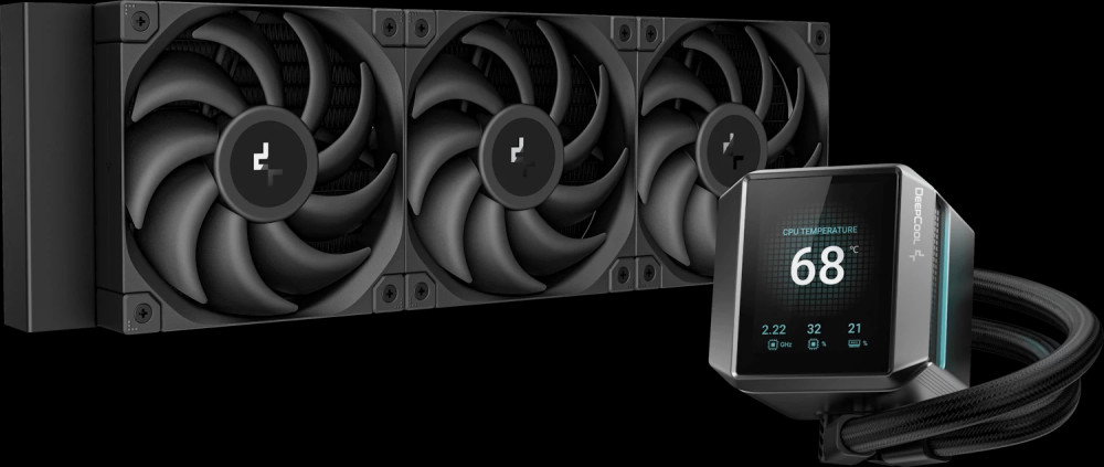 Водяное охлаждение Deepcool Mystique 360 Black (R-LX750-BKDSNMP-G-1)
