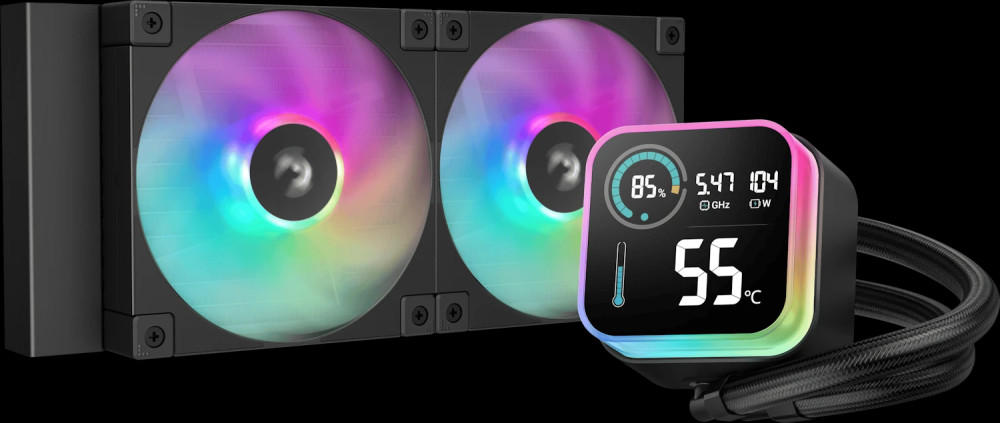 Водяное охлаждение Deepcool LQ240 (R-LQ240-BKLSMW-G-1)