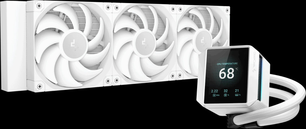 Водяное охлаждение Deepcool Mystique 360 White (R-LX360-WHDSNMP-G-1)