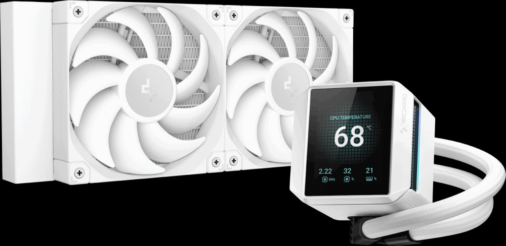 Водяное охлаждение Deepcool Mystique 240 White (R-LX240-WHDSNMP-G-1)