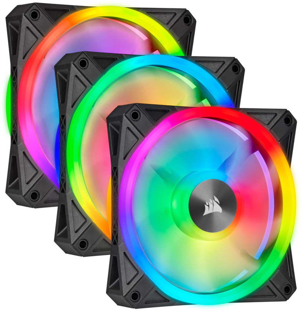 Вентилятор Corsair iCUE QL120 RGB 120mm PWM Triple Fan