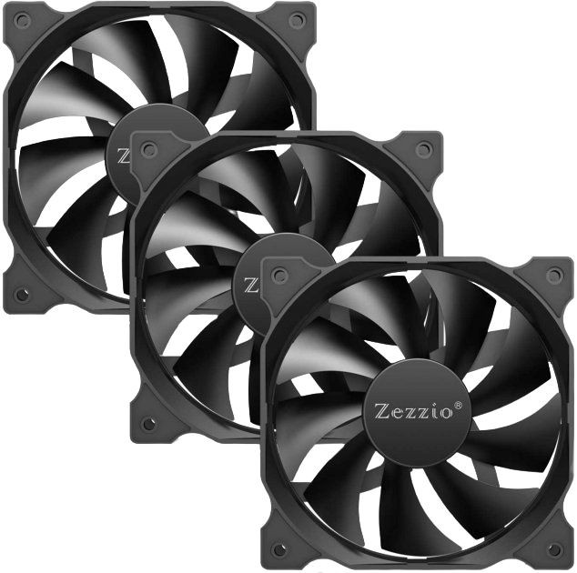 Вентилятор Zezzio ZA-120 3 in 1 KIT