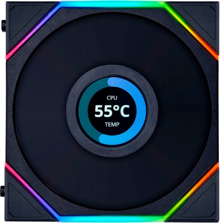 Вентилятор Lian Li Uni Fan TL120 LCD Black (G99.12TLLCD1B.00)