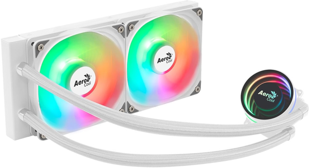 Водяне охолодження Aerocool Oasis L240 White (ACLA-OA24117.21)