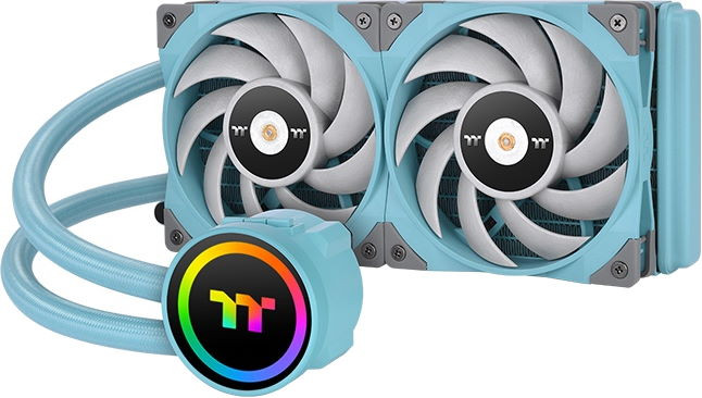 Водяне охолодження Thermaltake ToughLiquid 240 ARGB Sync Turquoise (CL-W319-PL12TQ-A)