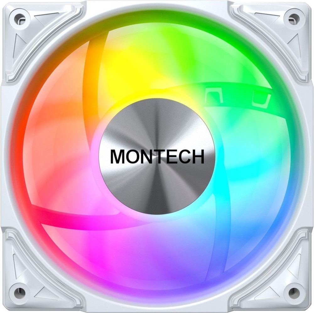 Вентилятор Montech Metal Pro 12 ARGB PWM White