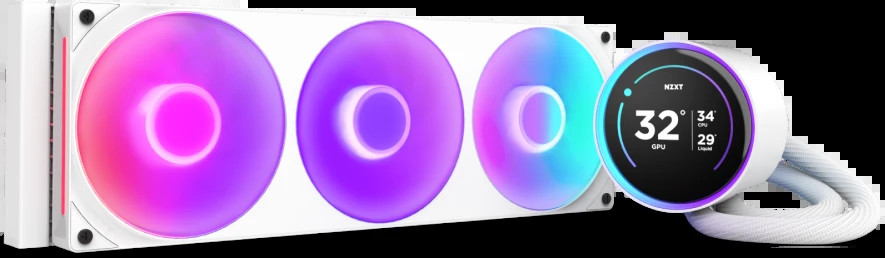 Водяне охолодження NZXT Kraken Elite 360 RGB (2024) White (RL-KR36E-W2)