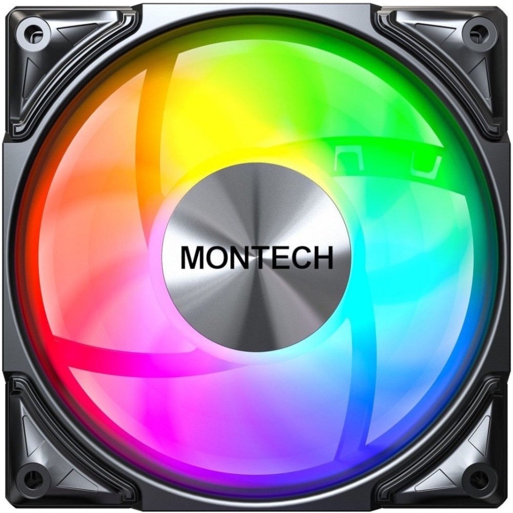 Вентилятор Montech Metal Pro 12 ARGB PWM Black